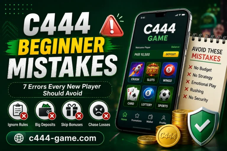 C444 Beginner mistakes
